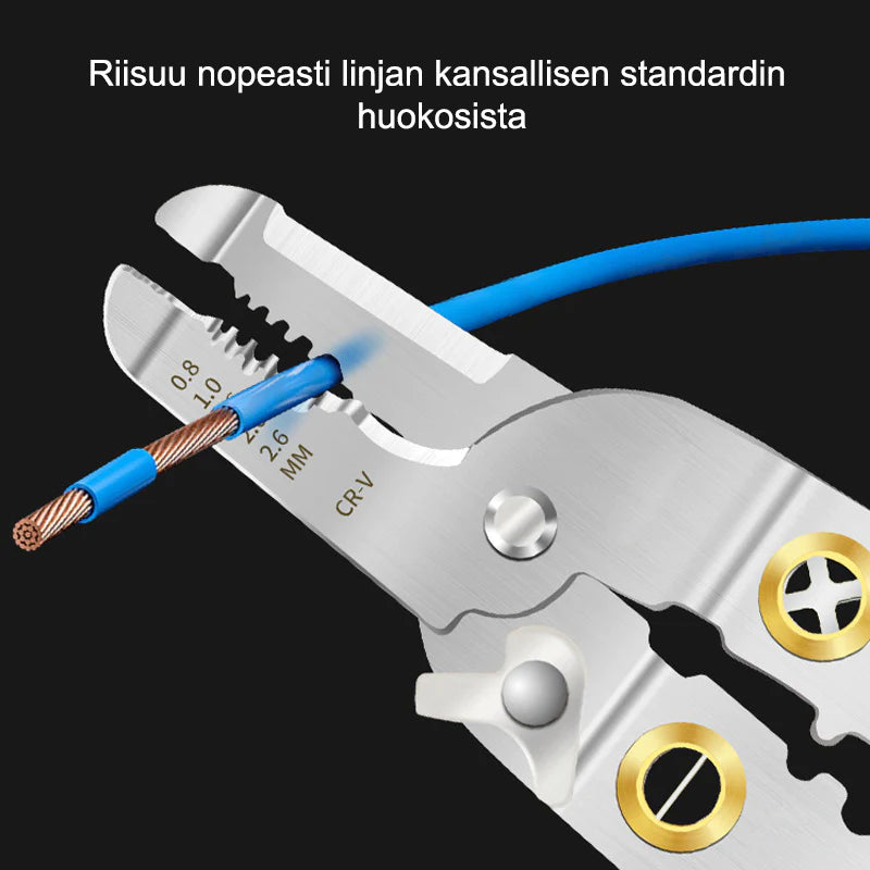 Multifunktionelle afisoleringsklemmer, ergonomisk polstret håndtag, krom-vanadiumstål, innovativt design