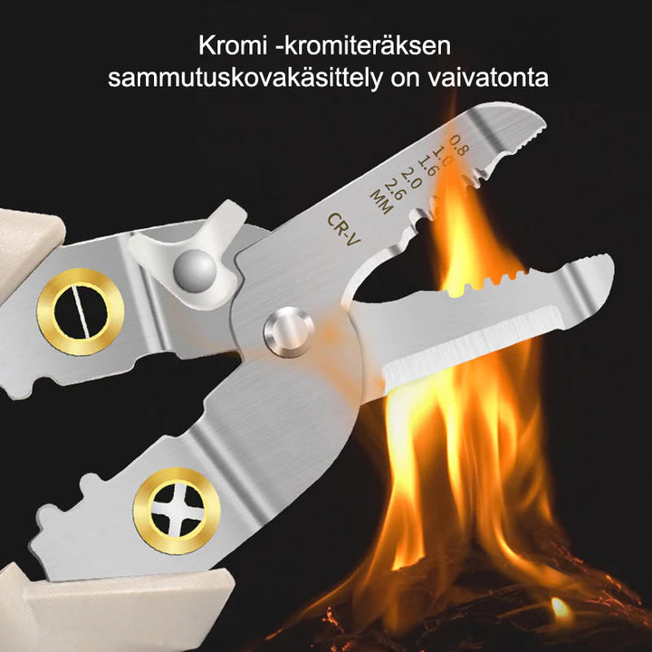 Multifunktionelle afisoleringsklemmer, ergonomisk polstret håndtag, krom-vanadiumstål, innovativt design