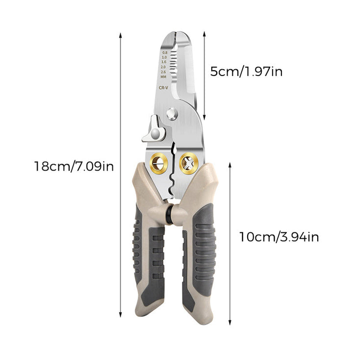 Multifunktionelle afisoleringsklemmer, ergonomisk polstret håndtag, krom-vanadiumstål, innovativt design