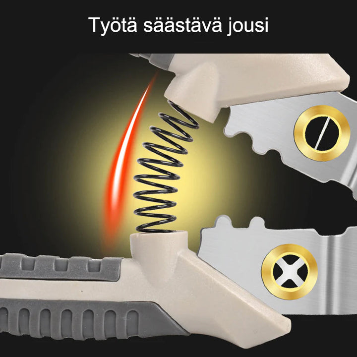 Multifunktionelle afisoleringsklemmer, ergonomisk polstret håndtag, krom-vanadiumstål, innovativt design