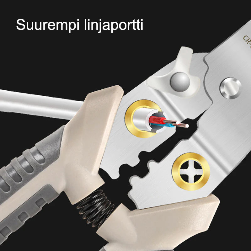Multifunktionelle afisoleringsklemmer, ergonomisk polstret håndtag, krom-vanadiumstål, innovativt design