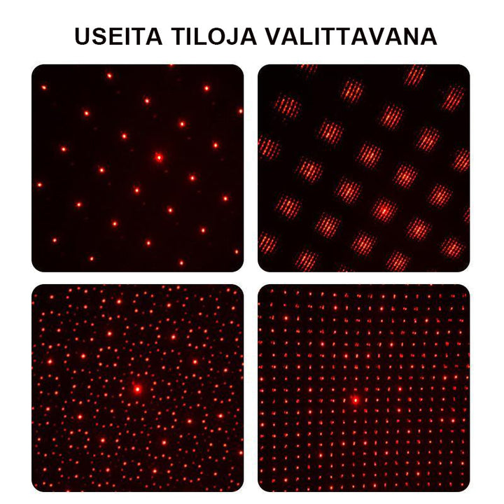 Multifarvet USB LED natlys med dynamisk design og stjernehimmel effekt skaber romantisk atmosfære.