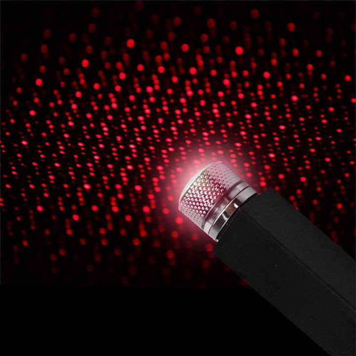 Multifarvet USB LED natlys med dynamisk design og stjernehimmel effekt skaber romantisk atmosfære.