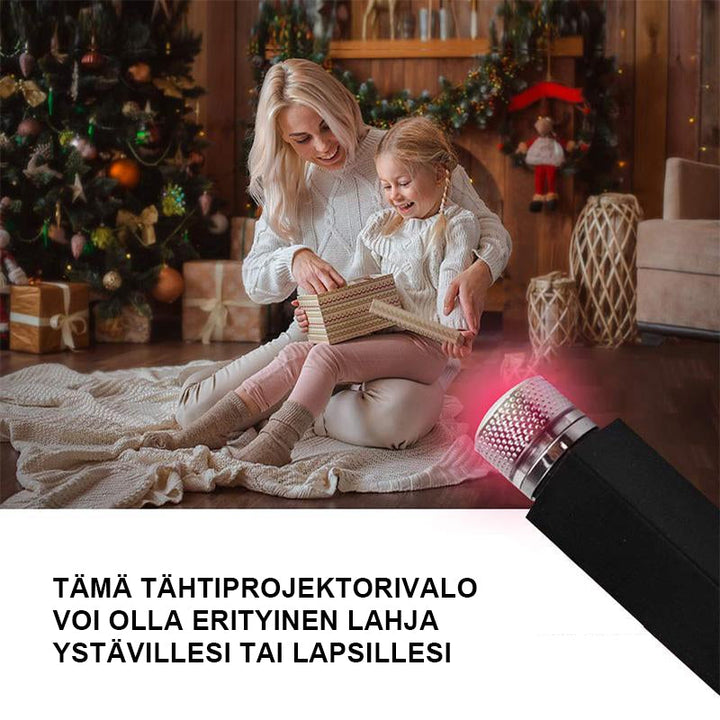 Multifarvet USB LED natlys med dynamisk design og stjernehimmel effekt skaber romantisk atmosfære.