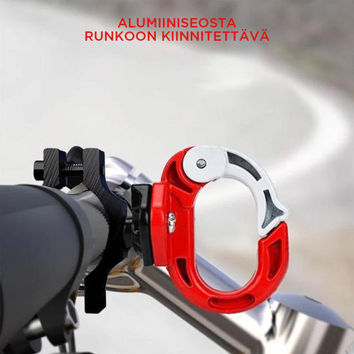 Flerfarvet, foldbar cykel aluminiumskrog; let konstruktion, fast montering og flere farvemuligheder.
