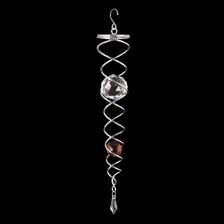 Dekorativ spiral i flere farver, 40 cm høj, til indendørs og udendørs brug, tilføjer elegance og energi til hjemmet og haven.