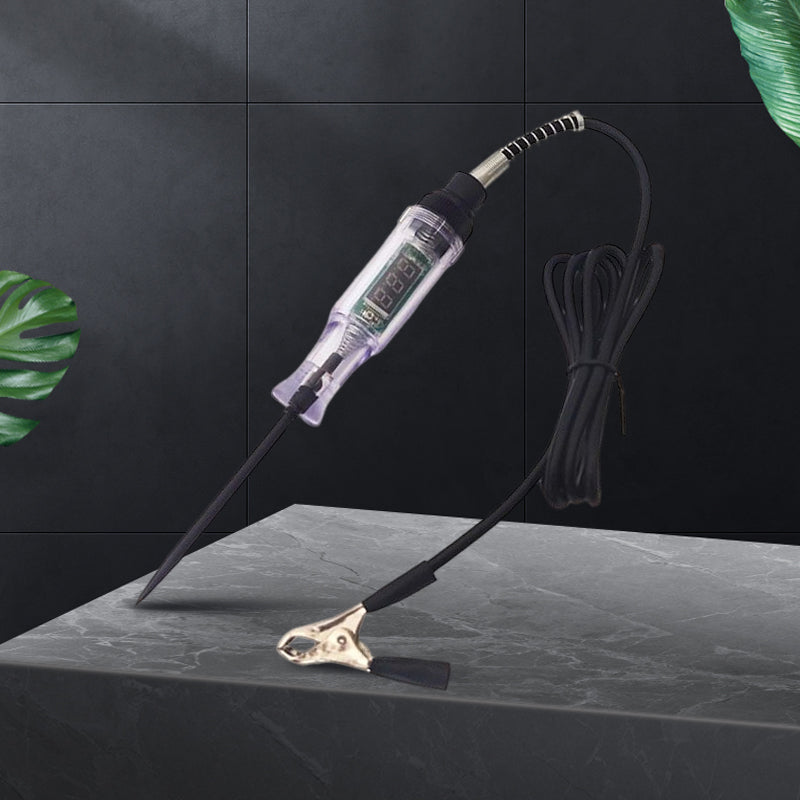 Multifarvet testpen til biler og lastbiler, højkvalitets plastikhåndtag og hærdet stålsonde, kompakt design.