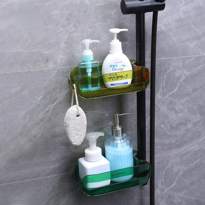 Multifarvet opvaskestativ, nem installation, ventileret tørring, kroge til redskaber, fås i seks klare farver.