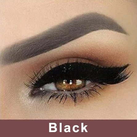 Moniväriset eyeliner- ja ripsitarrat aseteltuina kauniisti. Näyttävät, uudelleenkäytettävät, vedenkestävät ja unisex.