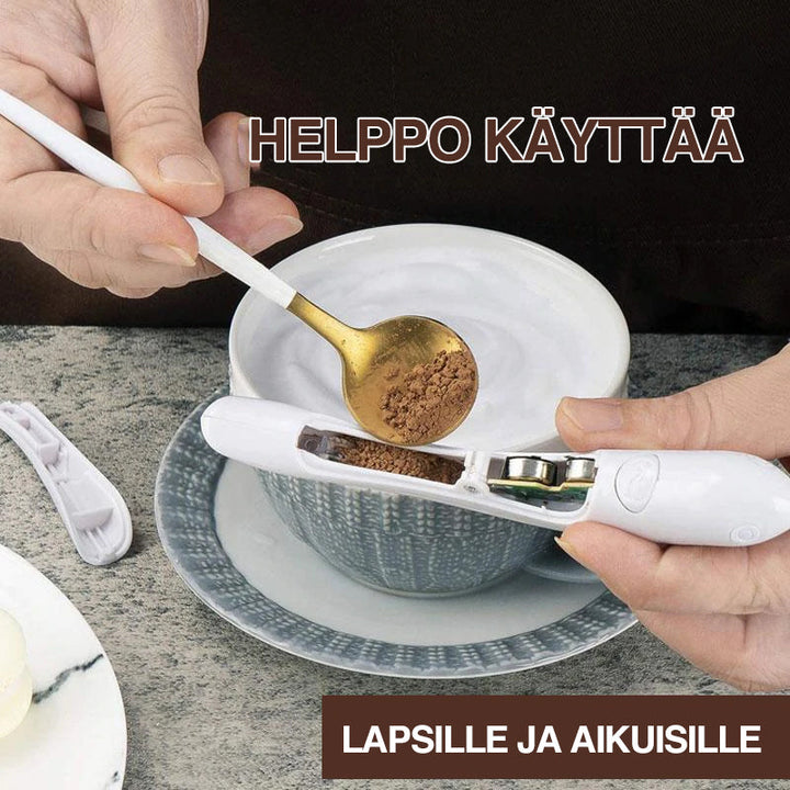 Multifarvede penne til kaffekunst, levende design, dobbeltspids, flere farver: gul, rød, lilla, grøn.