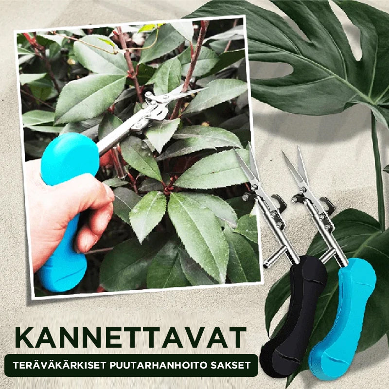 Multifarvede spidse grensaks med ergonomisk håndtag, velegnet til præcisionsklipning, vandtætte og rustfri.