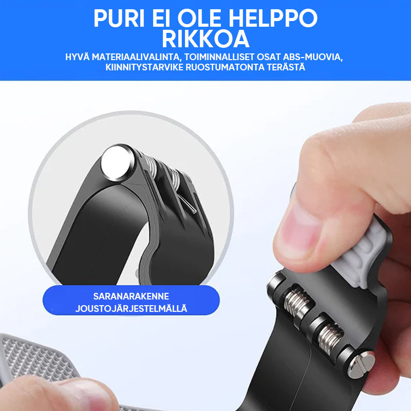 "Musta 360º kojelauta puhelinteline autoon, tyylikäs ja vakaa, helppo kiinnittää, optimaalinen katselukulma."