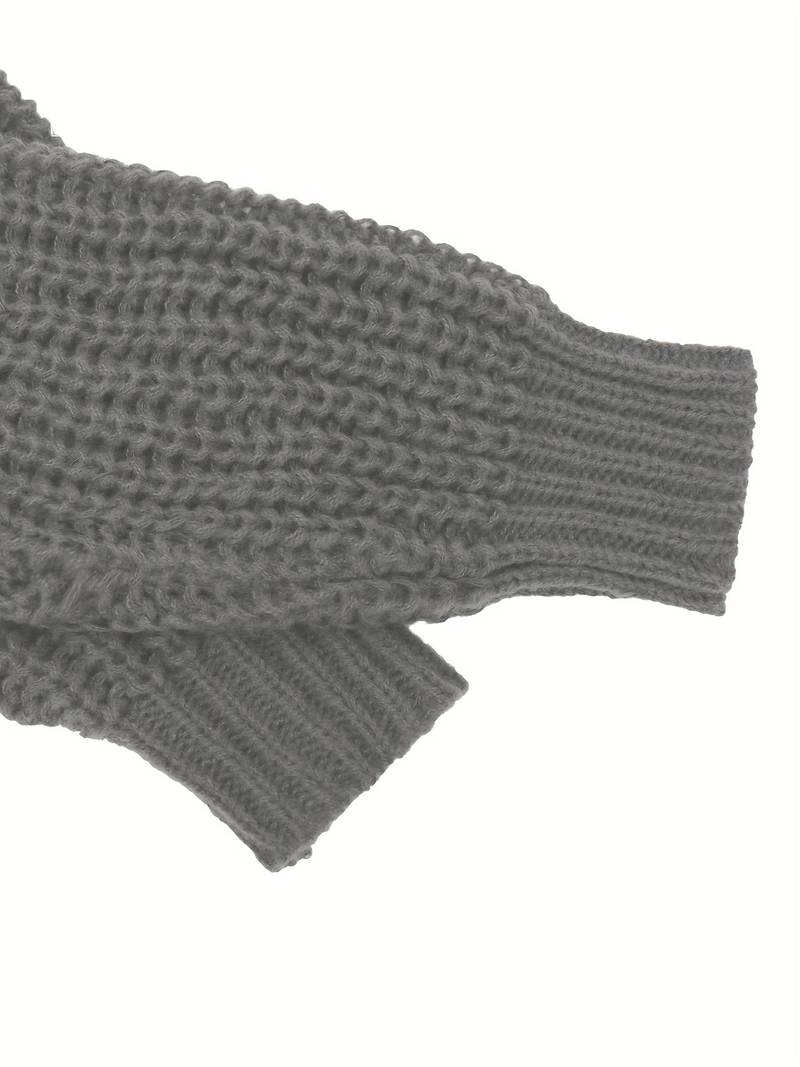 "Musta miesten klassinen neuletakki, pyöreä pääntie ja painikekki, elegantti ja ajaton design. Täydellinen tyylikkyys."