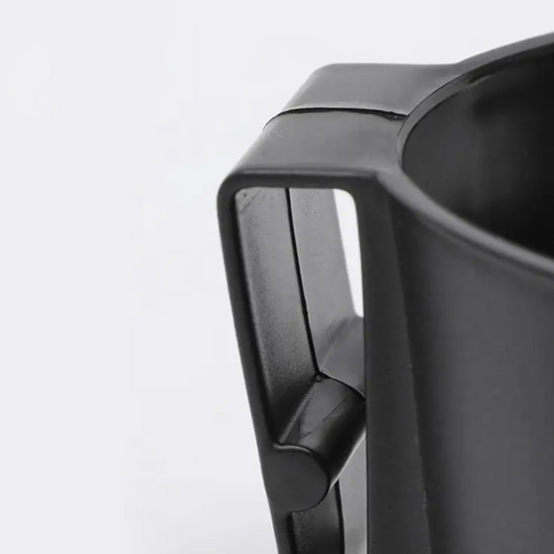 Alsidig bordkopholder i sort til drikkevarer og hovedtelefoner, holdbart og robust 2-i-1 design
