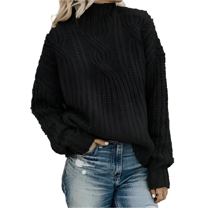 Dame tidløs klassisk pullover, blød og varm strik til hverdagsbrug, elegant design og behagelig pasform.
