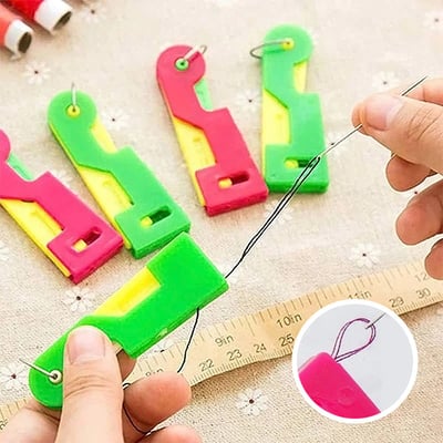 Dame automatisk nåletråder, 5-pakke, lyse farver, praktisk design, sy-tilbehør