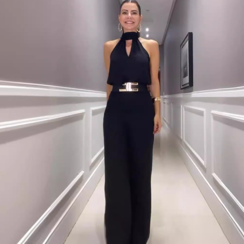 Dame jumpsuit med ergonomisk design, elegant snit og perfekt pasform til hverdags- og festbrug.