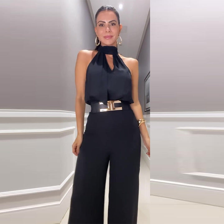 Dame jumpsuit med ergonomisk design, elegant snit og perfekt pasform til hverdags- og festbrug.