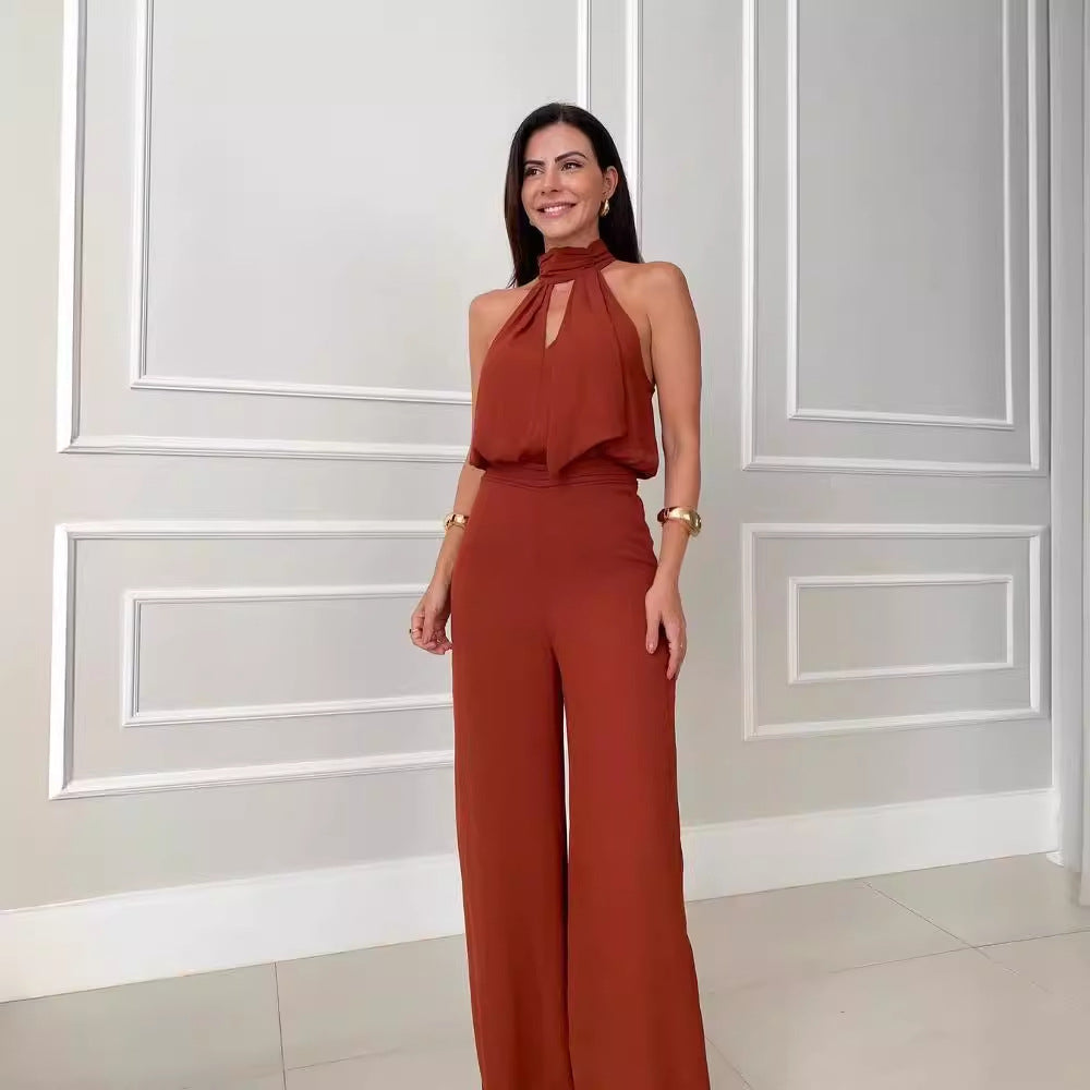 Dame jumpsuit med ergonomisk design, elegant snit og perfekt pasform til hverdags- og festbrug.