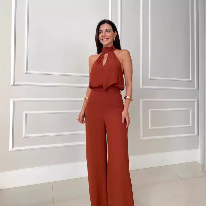 Dame jumpsuit med ergonomisk design, elegant snit og perfekt pasform til hverdags- og festbrug.