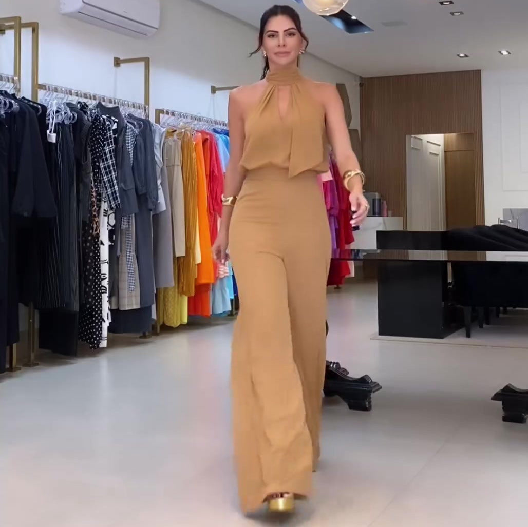 Dame jumpsuit med ergonomisk design, elegant snit og perfekt pasform til hverdags- og festbrug.