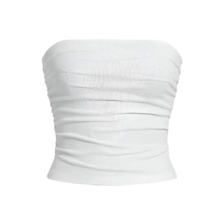 Detalje af Dame Off-Shoulder Ærmeløs Fitted Top