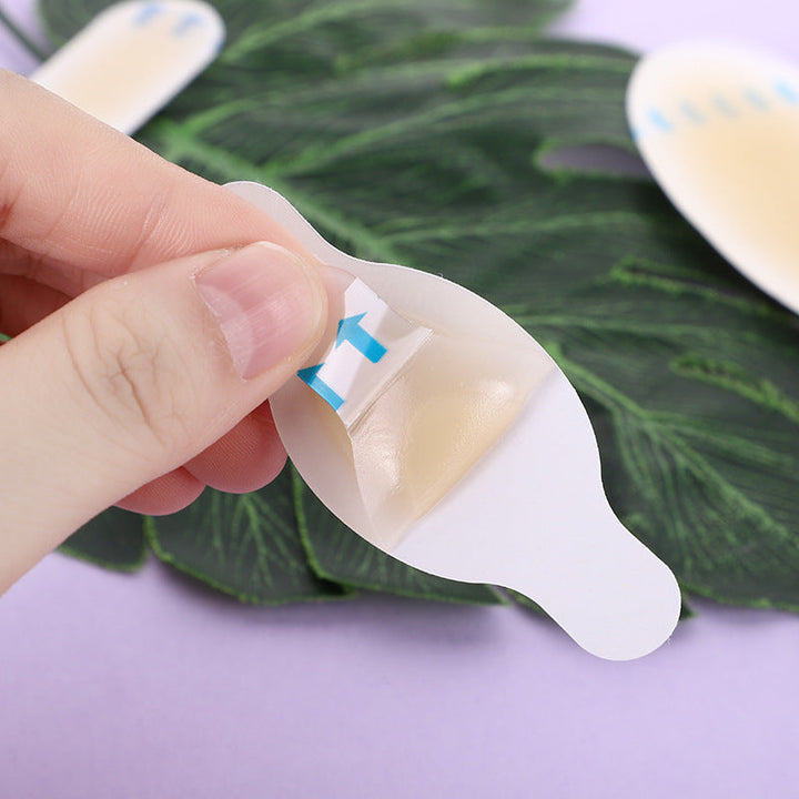 Dame hydrokolloid gelplaster til hæl, ergonomisk design, nem påføring, smertelindring, hudvenlig.