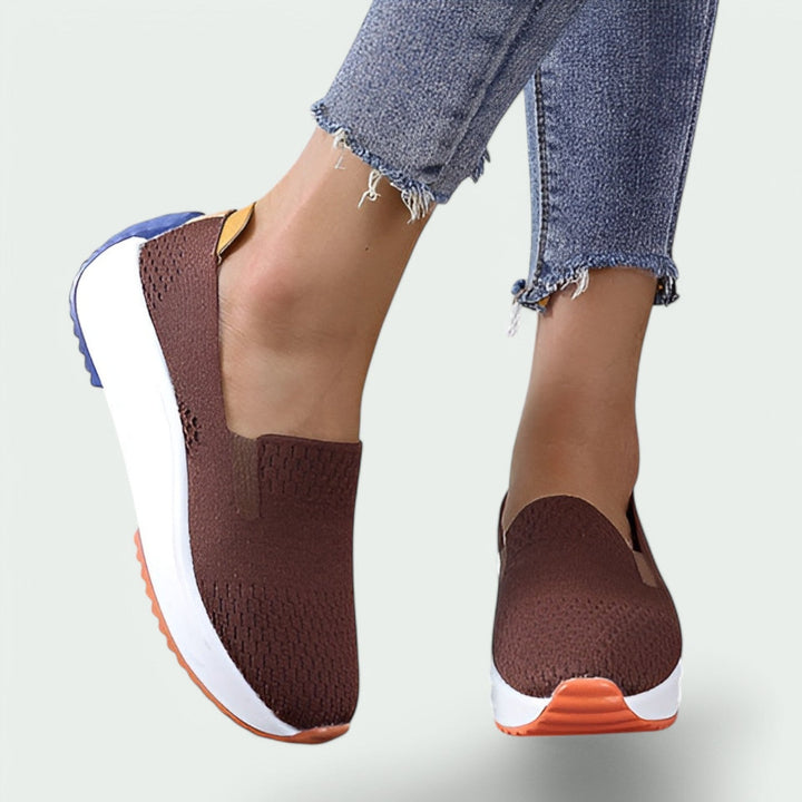 Dame komfortable sko, moderne design, fleksibel gummisål, stilfuldt udseende, ergonomisk støtte.