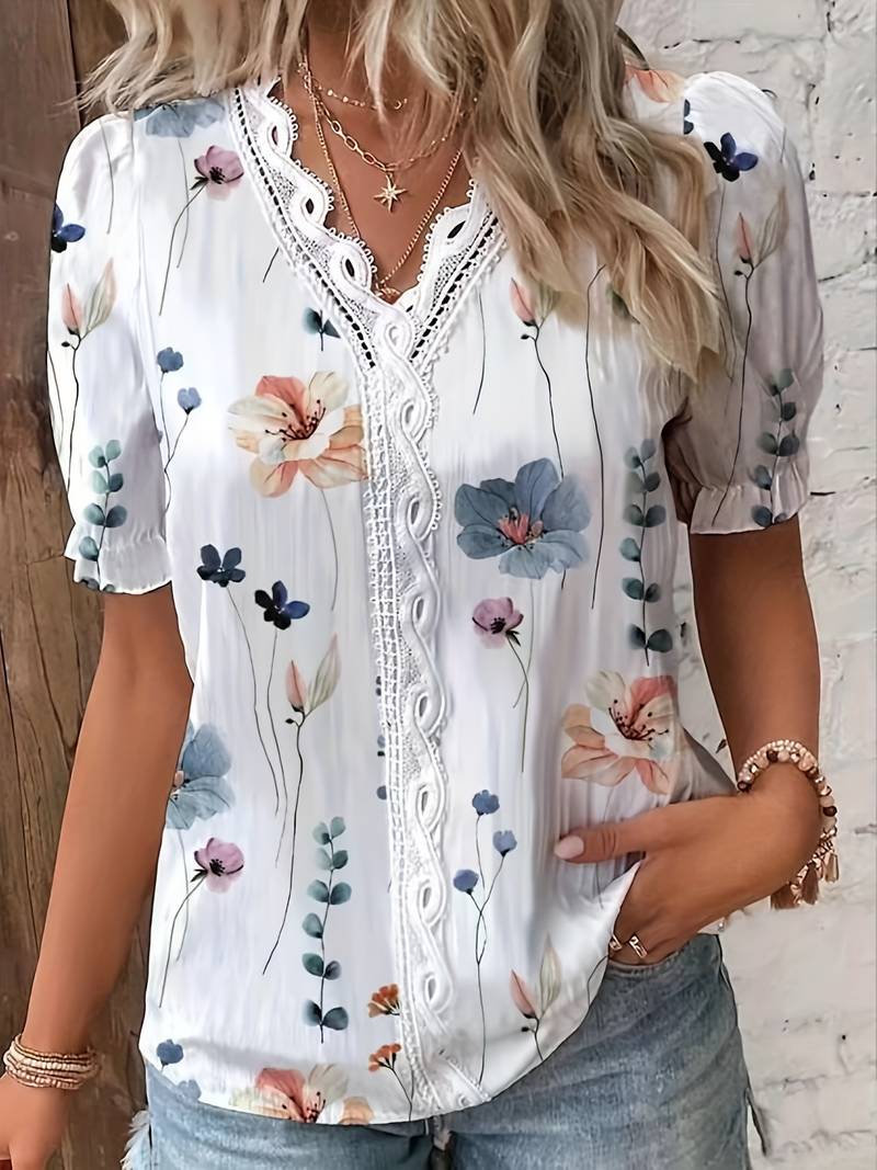 Damebluse i brug, der viser alsidigheden i forskellige styling-muligheder.