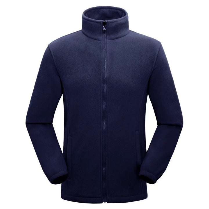 "Naisten kevyt fleecetakki, harmaa, vetoketjullinen, korkea kaulus, sporttinen tyyli, mukava ja hengittävä materiaali."