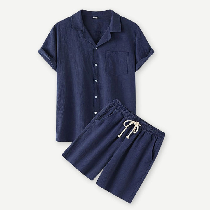 Dame Let Sommer Casual Sæt, afslappet og stilfuldt outfit, åndbart stof, sommerkomfort.