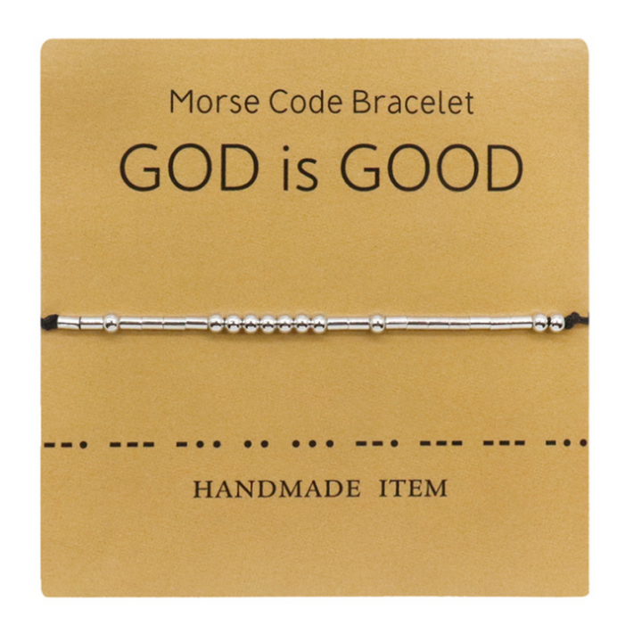 Dame håndvævet kobber armbånd, morse kode besked, elegant og holdbart supplement til din daglige påklædning.