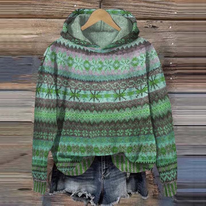 Dame moderne fleece hættetrøje, stilfuld og behagelig til vinteren, fås i flere farver.