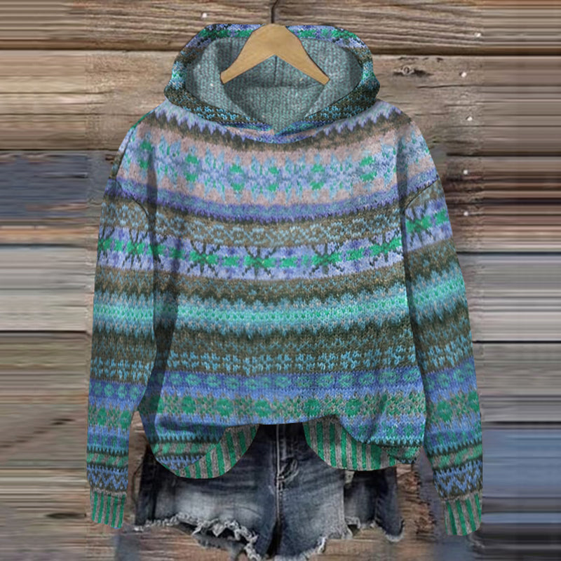 Dame moderne fleece hættetrøje, stilfuld og behagelig til vinteren, fås i flere farver.