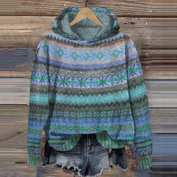 Dame moderne fleece hættetrøje, stilfuld og behagelig til vinteren, fås i flere farver.