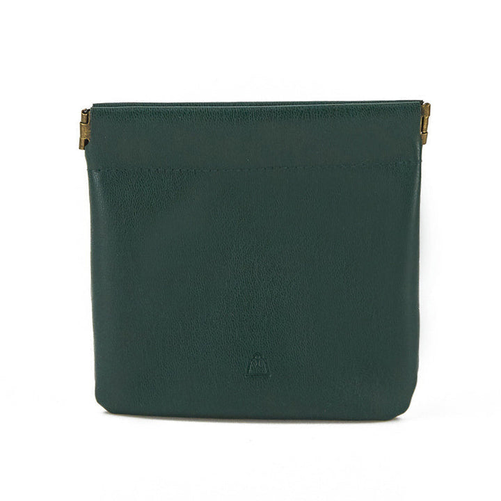 Dame multifarvet læderpung, grå, pink, lilla, mørkegrøn, mintgrøn og gul, squeeze