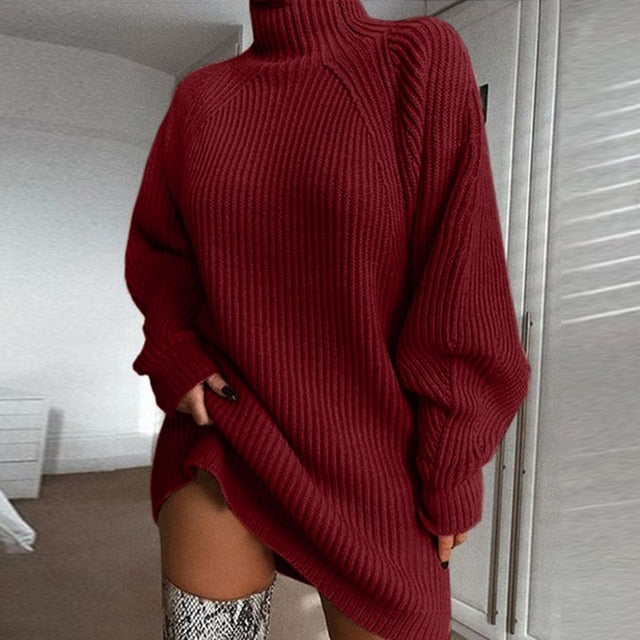 Dame striktrøje, blød og varm til efteråret, beige farve, rund hals, lange ærmer, tidløst design.