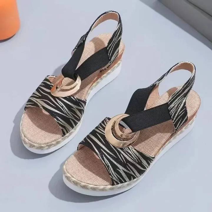Damen ortopædiske sandaler med åndbart materiale, ergonomisk design, støttende såler, flere farver.