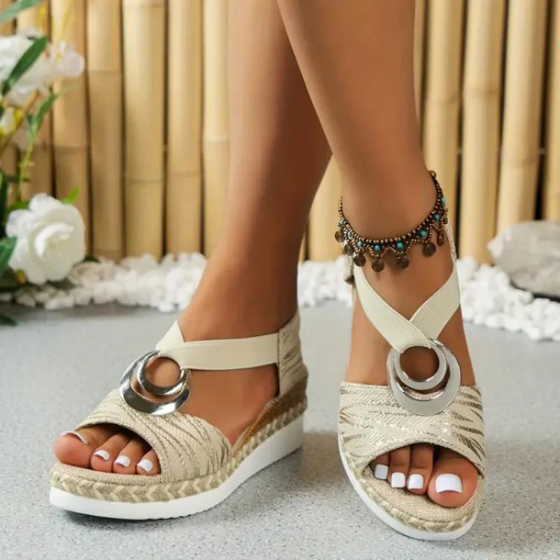 Damen ortopædiske sandaler med åndbart materiale, ergonomisk design, støttende såler, flere farver.