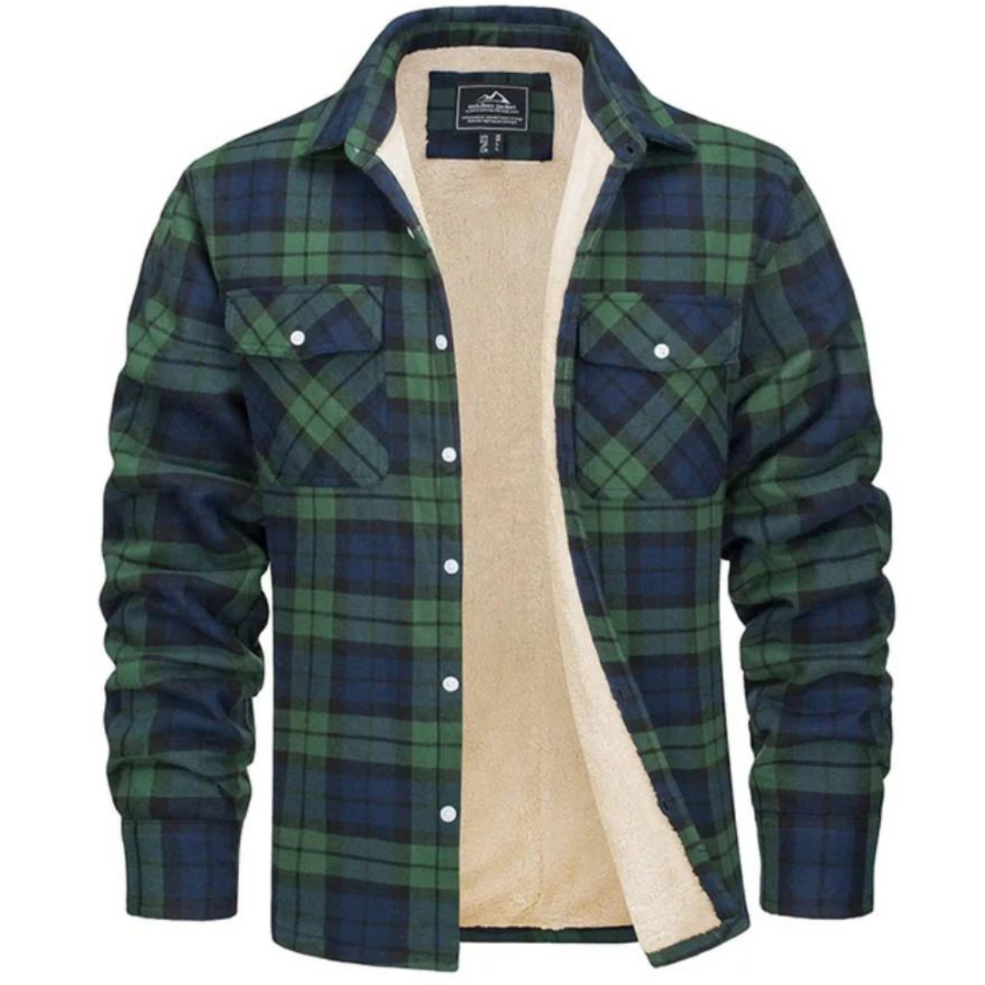 Dame tyk ternet jakke med hætte, foret med varm fleece, lynlås foran, ideel til efterår og vinter.