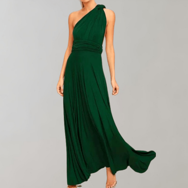 Dame Maxi Kjole Langærmet Alsidi<span style="display: none;">k stil, elegant feminin silhuet, alsidigt design, blødt åndbart stof.</span>