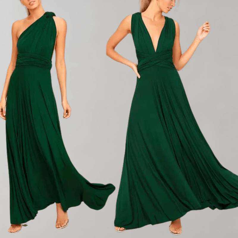 Dame Maxi Kjole Langærmet Alsidi<span style="display: none;">k stil, elegant feminin silhuet, alsidigt design, blødt åndbart stof.</span>
