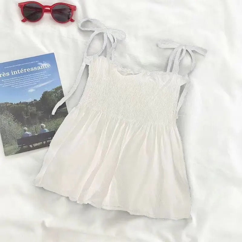 Dame Cropped Top med Plisseret Detalje og Halterneck, trendy halterneck, blødt stof, sommerstil, kort top