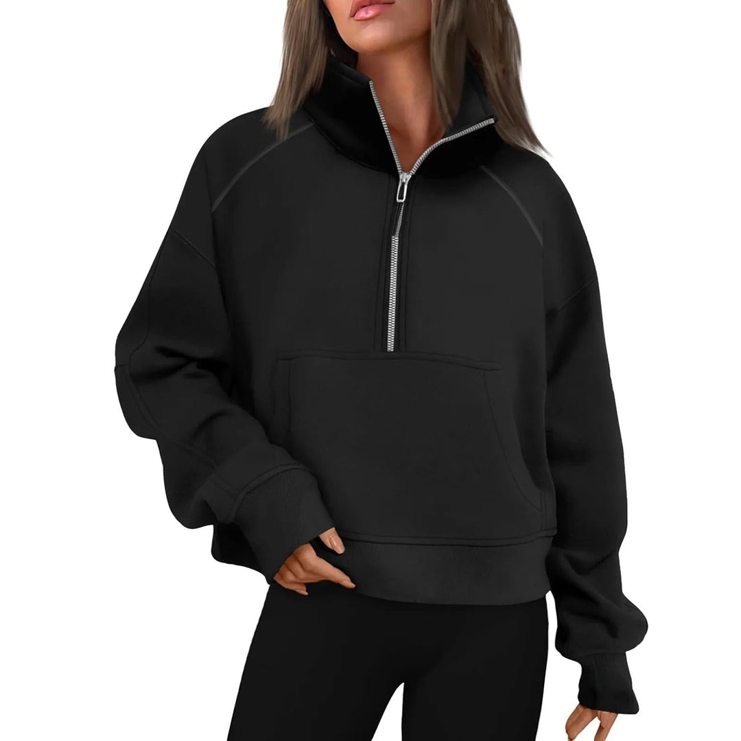 Naisten pystykauluksinen fleece-villatakki, pehmeä ja lämmin. Sopii arkeen tai retkeilyyn, saatavilla eri väreissä.