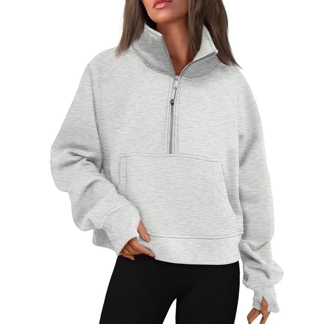 Naisten pystykauluksinen fleece-villatakki, pehmeä ja lämmin. Sopii arkeen tai retkeilyyn, saatavilla eri väreissä.