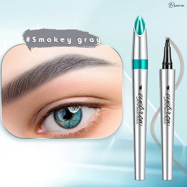 Naisten vedenkestävä 3D microblading kulmakynä, neljän haarukan tarkkuus, tarkat ja aidot kulmakarvat.