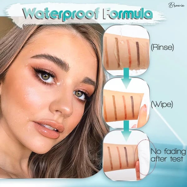 Naisten vedenkestävä 3D microblading kulmakynä, neljän haarukan tarkkuus, tarkat ja aidot kulmakarvat.