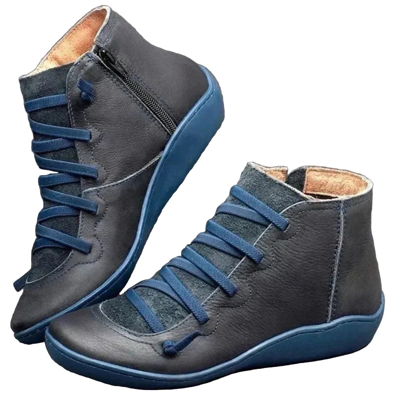 Dames waterdichte winterlaarzen, zwart, lichte nano-schuimzool, stijlvol design, perfect voor wintergebruik.