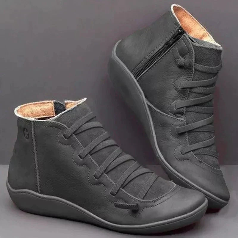 Dames waterdichte winterlaarzen, zwart, lichte nano-schuimzool, stijlvol design, perfect voor wintergebruik.