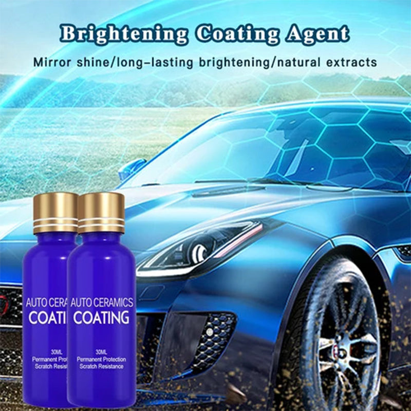 Bilens nanoteknologi belægningsreparationsprodukt 30ml, klar flydende flaske, forbedrer din bils glans og beskytter mod ydre skader.